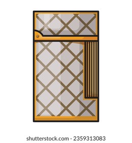 Lighter vector icon.Color vector icon isolated on white background lighter .