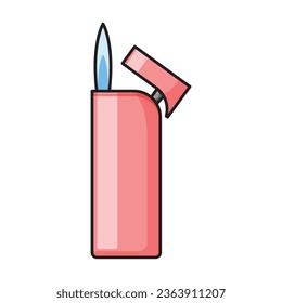 Icono de vector más claro.Icono de vector de color aislado en el encendedor de fondo blanco.