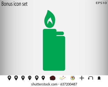 Lighter, vector illustration of Eps10