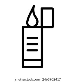 Lighter Vector Line Icon Design