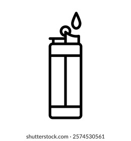 Lighter Vector Line Icon Design