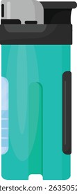 Lighters Hand Ignite Device Graphic Illustration