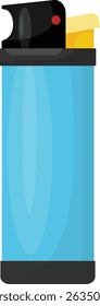 Lighters Hand Ignite Device Graphic Illustration