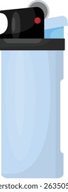 Lighters Hand Ignite Device Graphic Illustration