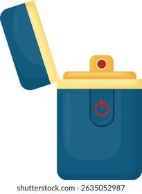 Lighters Hand Ignite Device Graphic Illustration