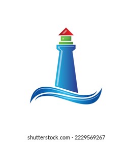 lighthouse 1 logo icon template