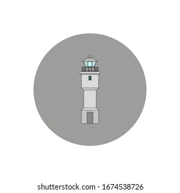 Lighthouse of Akranes, Iceland vector