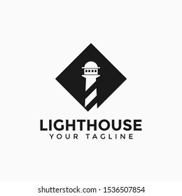 Lighthouse, Beacon Logo Design Template