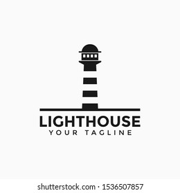 Lighthouse, Beacon Logo Design Template