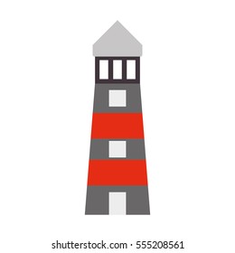 lighthouse building construction design vector illustration eps 10