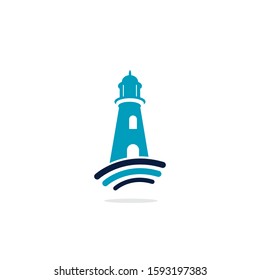 Lighthouse Communication Technology Logo Design.