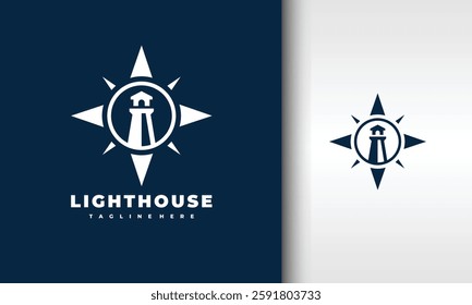 The Lighthouse Compass Blue Logo