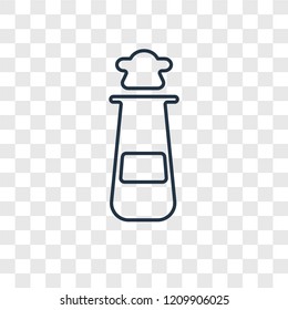 Lighthouse concept vector linear icon isolated on transparent background, Lighthouse concept transparency concept in outline style