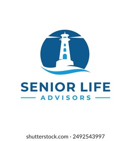 lighthouse creative logo vector. inspirational logo