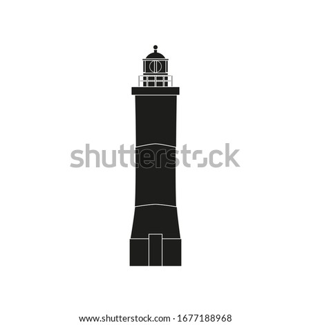 lighthouse end of the world in Tierra del Fuego in Argentina