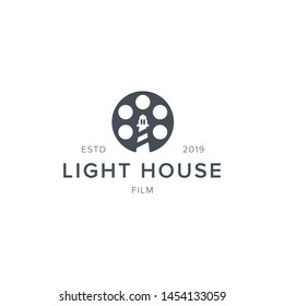 Lighthouse Film And Photography Icon Logo