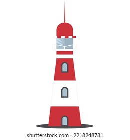 Lighthouse Flat Design Vector Art