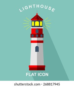 lighthouse flat icon