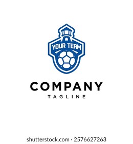 Lighthouse Football Club Badge Logo Icon Vector