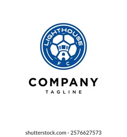 Lighthouse Football Club Badge Logo Icon Vector