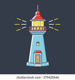 Lighthouse icon.