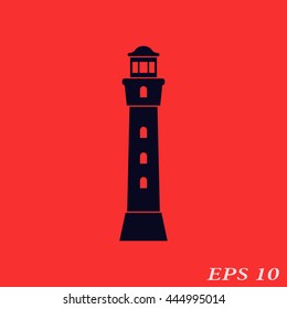 Lighthouse icon.
