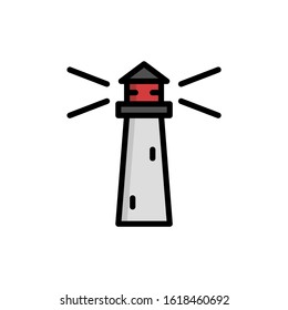 Lighthouse icon from beach icon pack