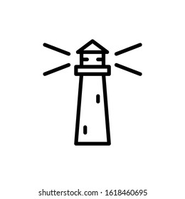 Lighthouse icon from beach icon pack