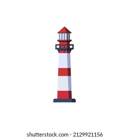 lighthouse icon of color style design vector template