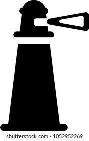 Lighthouse icon compass