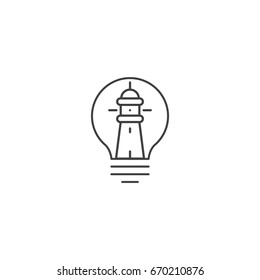 Lighthouse icon design