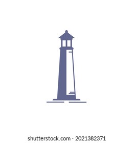 Plantilla de ilustración de diseño de icono de faro