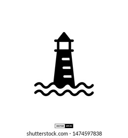 lighthouse icon, design inspiration vector template for interface and any purpose