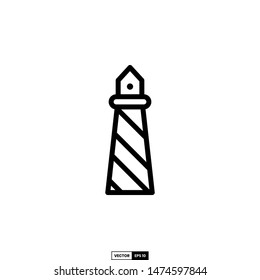 lighthouse icon, design inspiration vector template for interface and any purpose