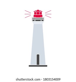 Lighthouse icon. icon design. vector illustration