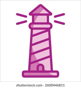 Lighthouse Icon Element For Design