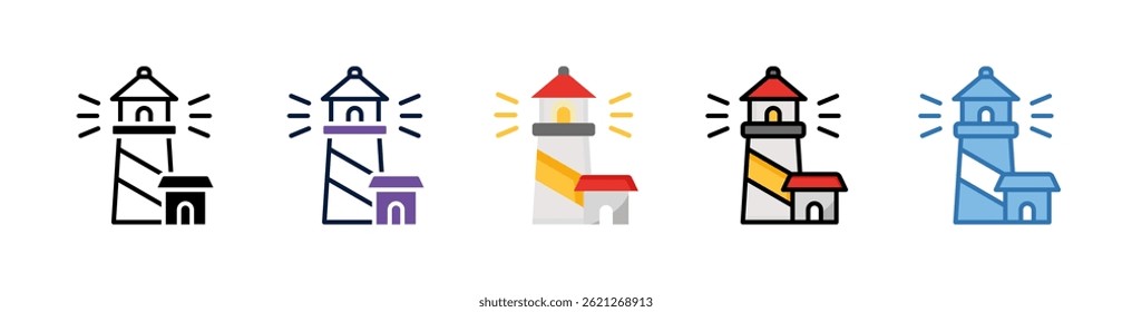 Lighthouse Icon Element For Design