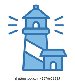 Lighthouse Icon Element For Design