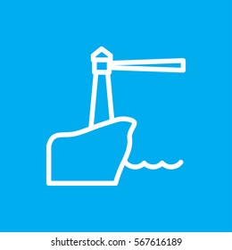 lighthouse icon illustration isolated vector sign symbol