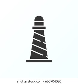 Lighthouse icon illustration isolated vector sign symbol