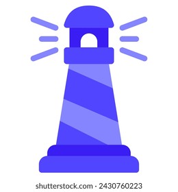 Lighthouse icon illustration for web, app, infographic, etc