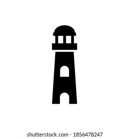 Lighthouse icon, logo isolated on white background