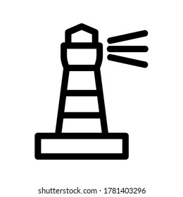 lighthouse icon or logo isolated sign symbol vector illustration - high quality black style vector icons
