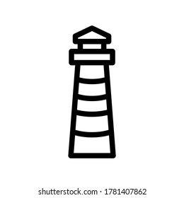 lighthouse icon or logo isolated sign symbol vector illustration - high quality black style vector icons
