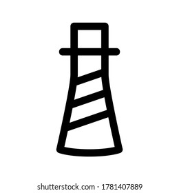 lighthouse icon or logo isolated sign symbol vector illustration - high quality black style vector icons
