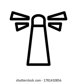 lighthouse icon or logo isolated sign symbol vector illustration - high quality black style vector icons
