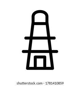 lighthouse icon or logo isolated sign symbol vector illustration - high quality black style vector icons
