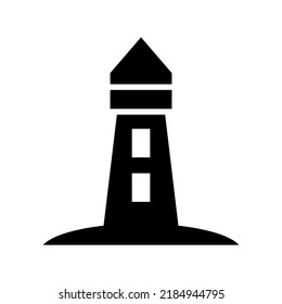 lighthouse icon or logo isolated sign symbol vector illustration - high quality black style vector icons
