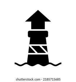 lighthouse icon or logo isolated sign symbol vector illustration - high quality black style vector icons

