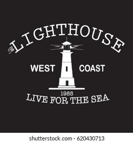 Lighthouse icon and print